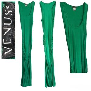 Venus Green Maxi Bodycon Dress – Size Small